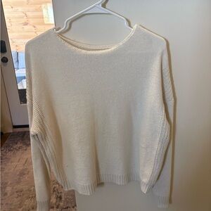 Elegant White Women's Sweater